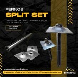 SPLIT SET-PERNO DE FRICCION Y ANCLAJE EN MINAS